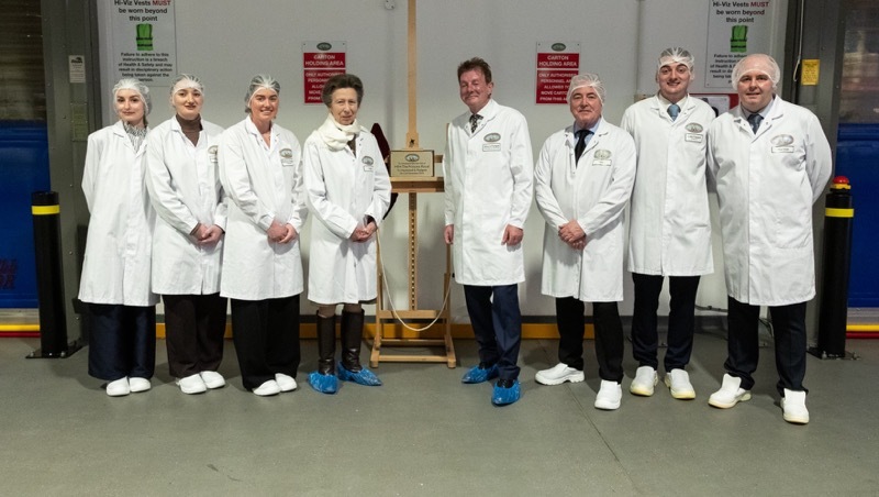 Other image for Princess visits two of town’s major employers